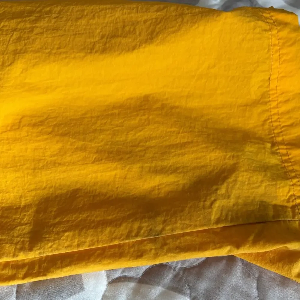 Abercrombie & Fitch Vintage 90's Yellow Track Wind Pants Medium